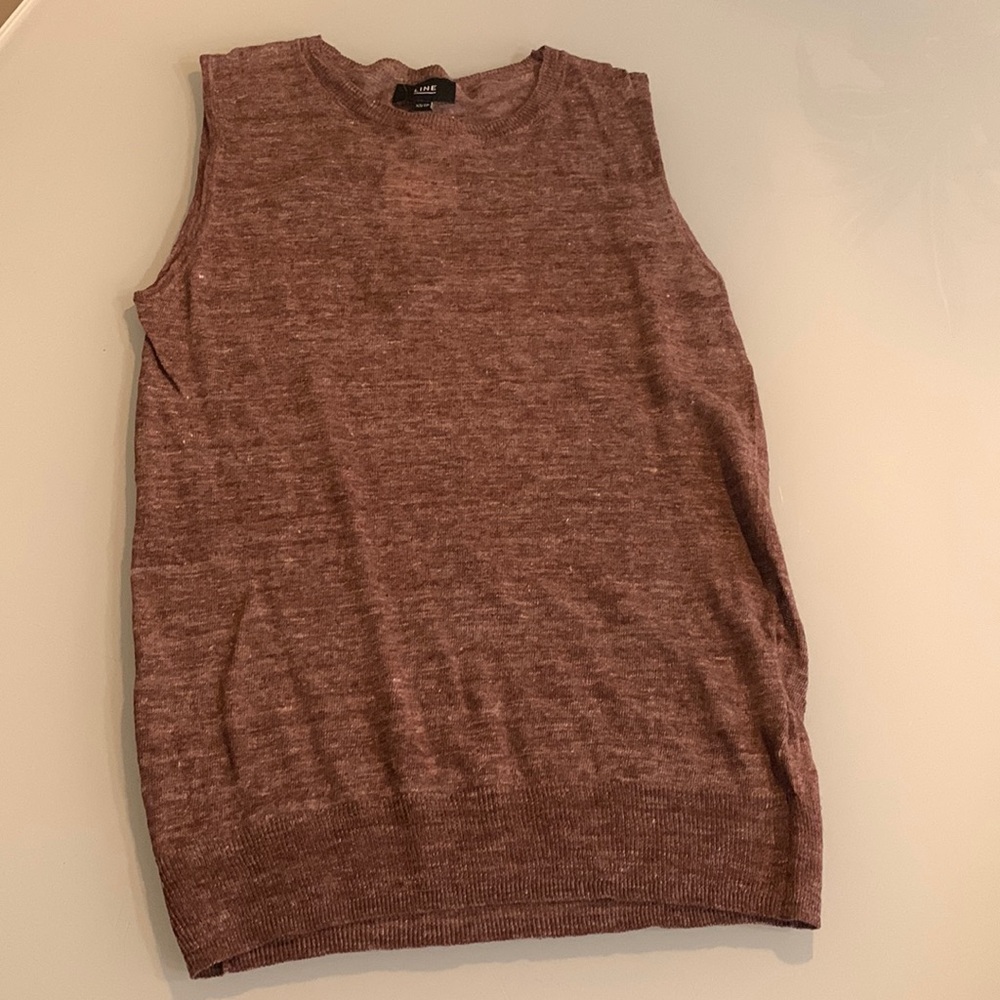 LINE from Nordstrom linen tank
